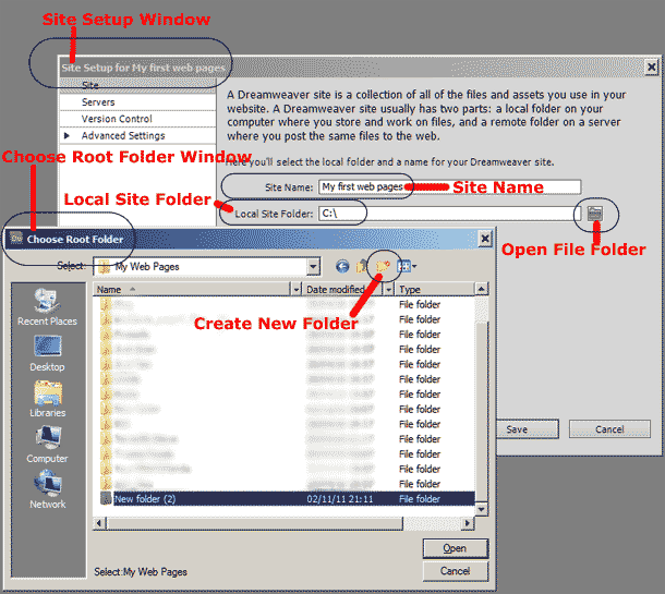 Dreamweaver Site Setup